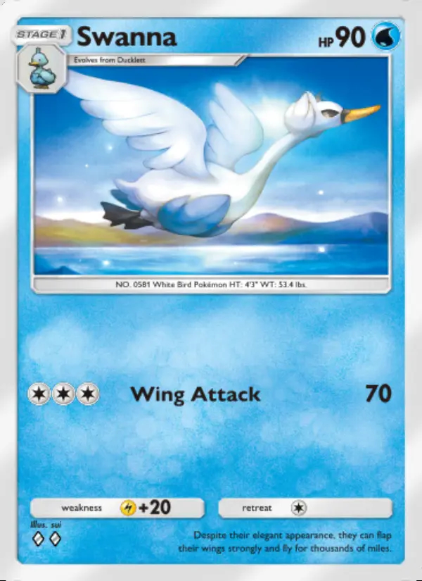 Image of the card Swanna