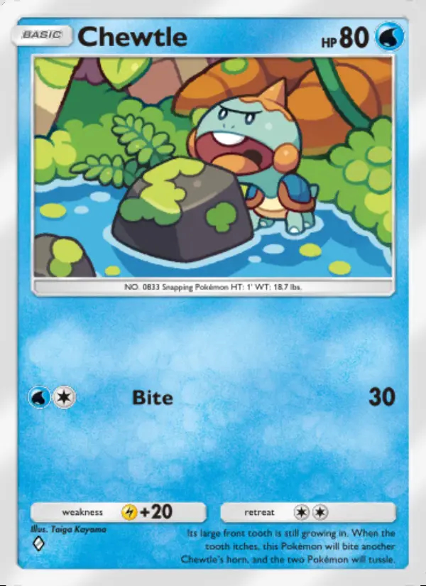 Image of the card Chewtle