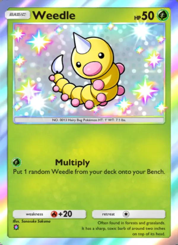 Image of the card Weedle