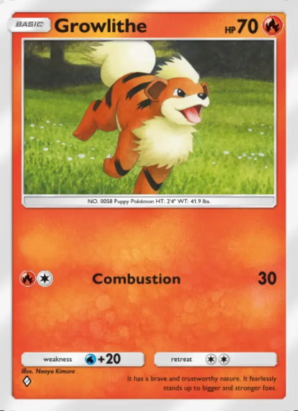 Image of the card Growlithe