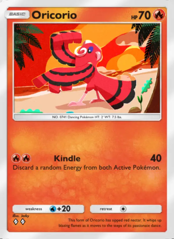 Image of the card Oricorio