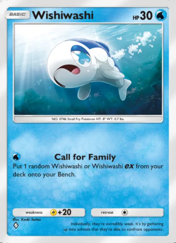 Image of the card Wishiwashi