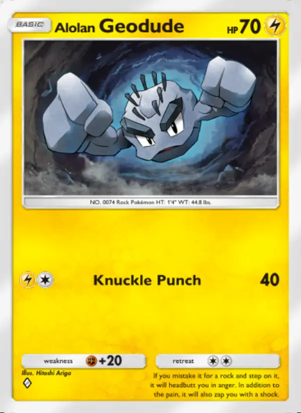 Image of the card Alolan Geodude