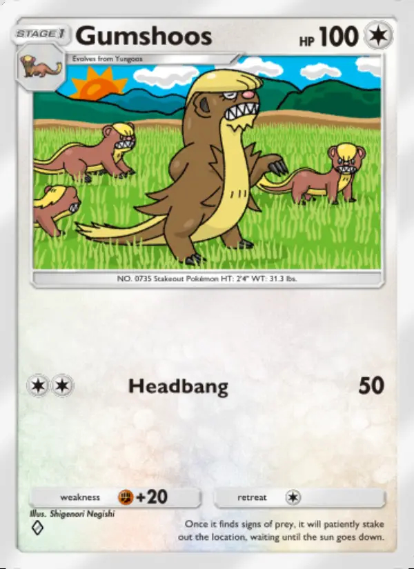 Image of the card Gumshoos