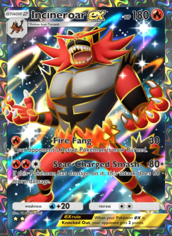 Image of the card Incineroar ex