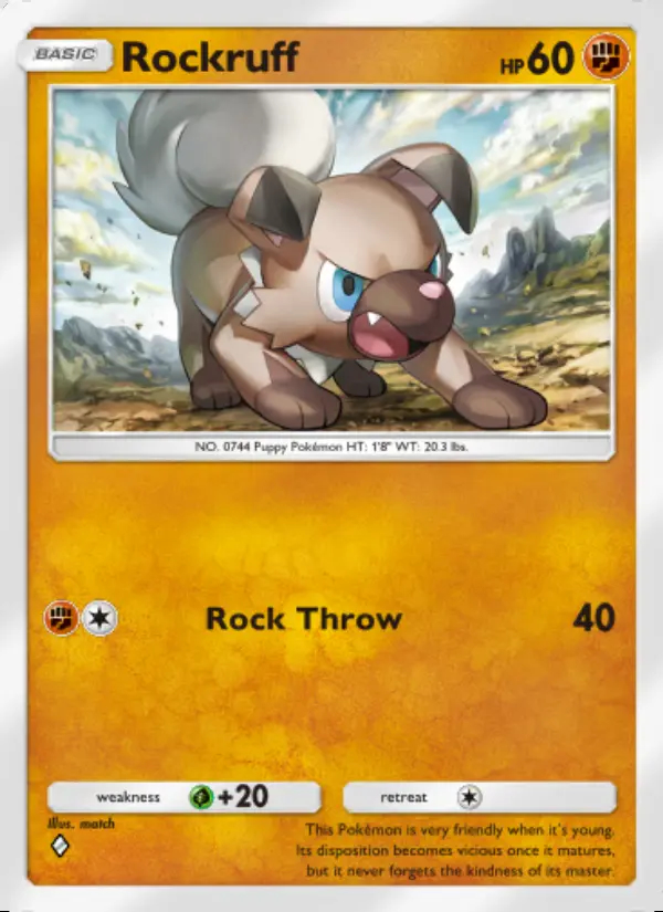 Image of the card Rockruff