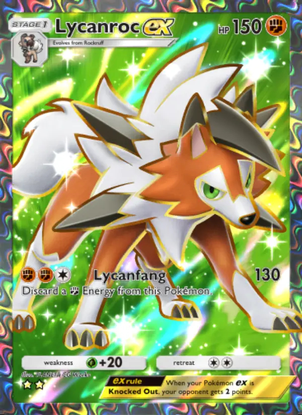 Image of the card Lycanroc ex