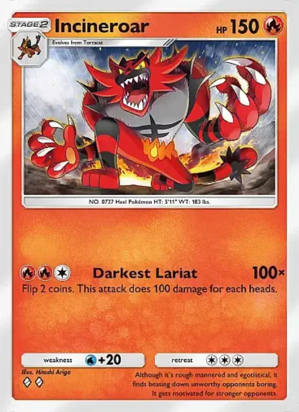 Image of the card Incineroar
