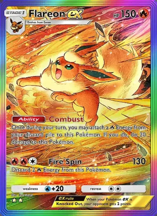 Image of the card Flareon ex