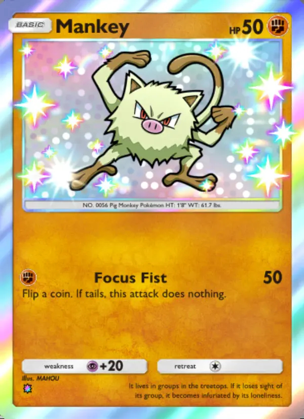 Image of the card Mankey