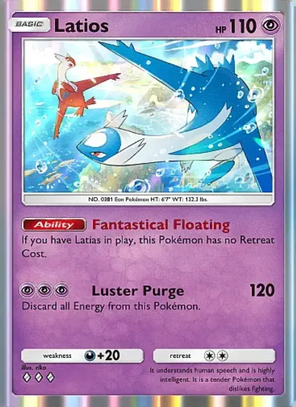 Image of the card Latios