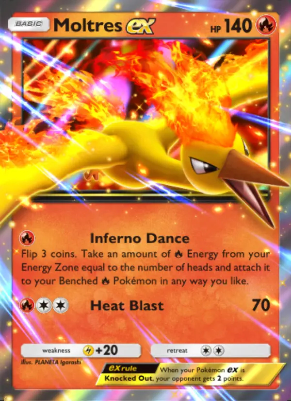 Image of the card Moltres ex