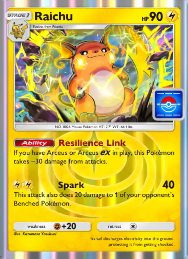 Image of the card Raichu