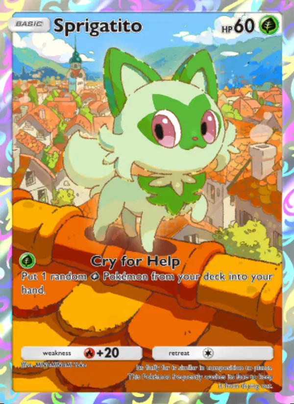 Image of the card Sprigatito
