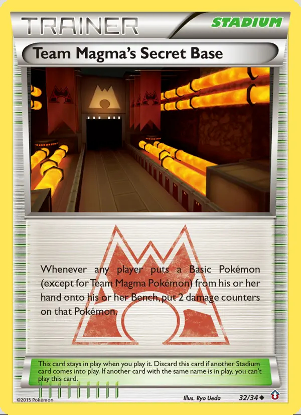 Image of the card Team Magma's Secret Base