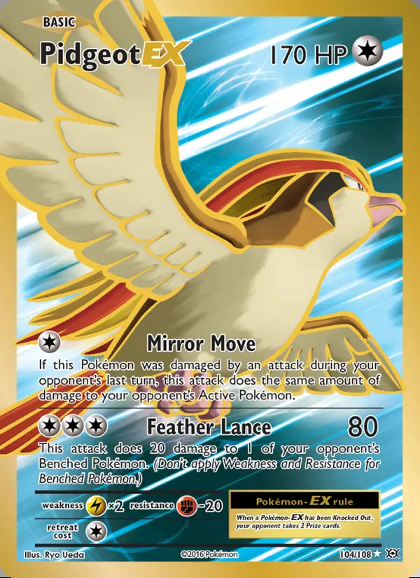 Image of the card Pidgeot EX
