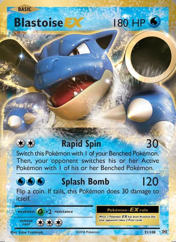 Image of the card Blastoise EX