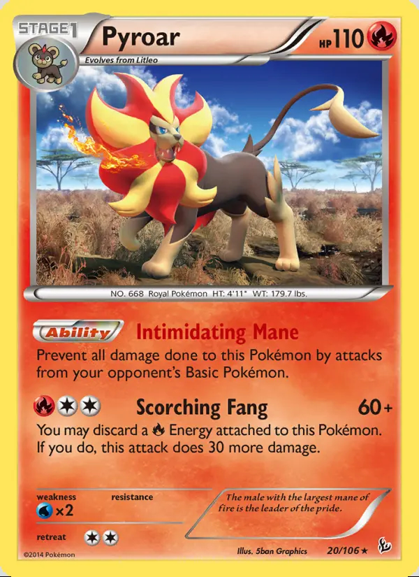 Image of the card Pyroar