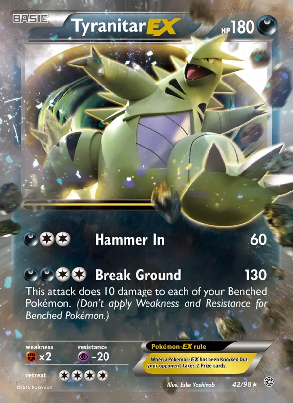 Image of the card Tyranitar EX