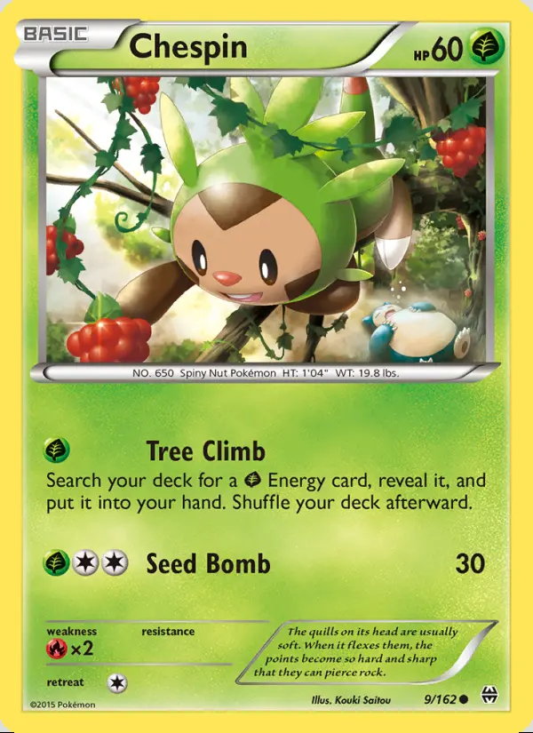 Image of the card Chespin
