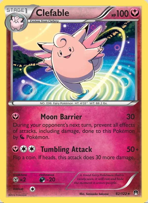 Image of the card Clefable